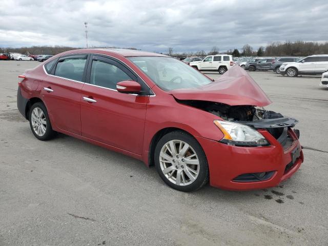 3N1AB7AP1EY308569 - 2014 NISSAN SENTRA S RED photo 4