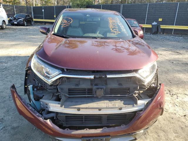 2HKRW2H83HH606063 - 2017 HONDA CR-V EXL BURGUNDY photo 5