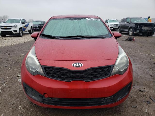 KNADM4A39E6341758 - 2014 KIA RIO LX RED photo 5