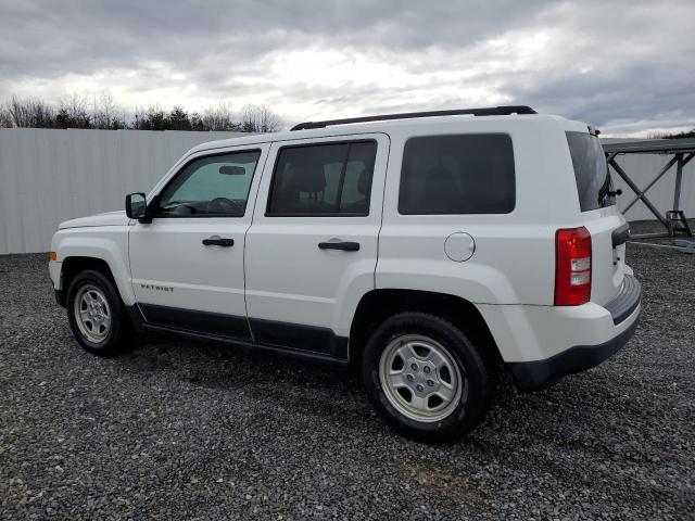 1C4NJPBA1ED881423 - 2014 JEEP PATRIOT SPORT WHITE photo 2