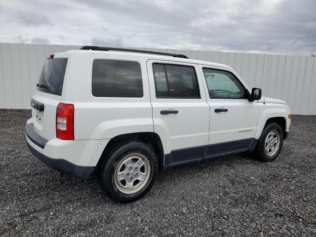 1C4NJPBA1ED881423 - 2014 JEEP PATRIOT SPORT WHITE photo 3