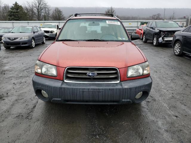 JF1SG63623H749160 - 2003 SUBARU FORESTER 2.5X RED photo 5