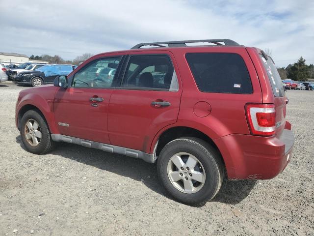 1FMCU03Z08KE49881 - 2008 FORD ESCAPE XLT RED photo 2