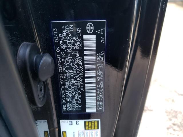 JTKJF5C71D3064831 - 2013 TOYOTA SCION TC 黑色 照片 12