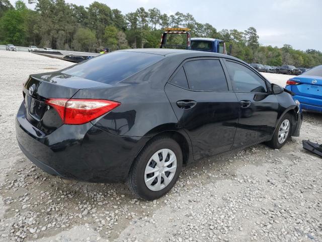 5YFBURHE1HP576750 - 2017 TOYOTA COROLLA L BLACK photo 3