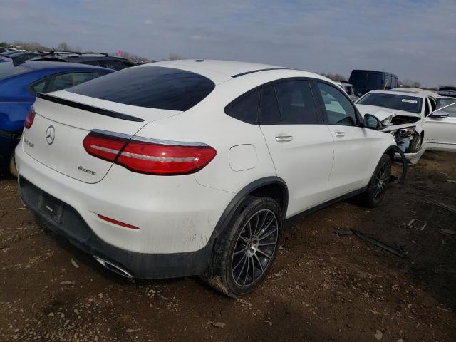 WDC0J4KB6KF639058 - 2019 MERCEDES-BENZ GLC COUPE 300 4MATIC WHITE photo 3