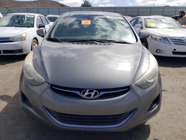 5NPDH4AE7DH370933 - 2013 HYUNDAI ELANTRA GLS GRAY photo 5