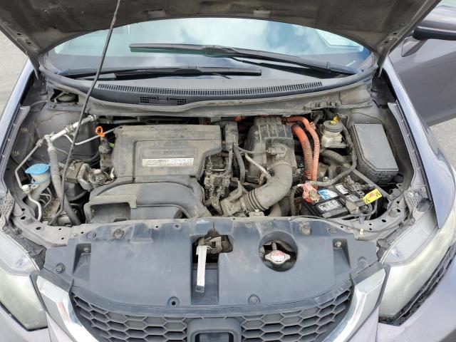 19XFB4F30FE200695 - 2015 HONDA CIVIC HYBRID L GRAY photo 11