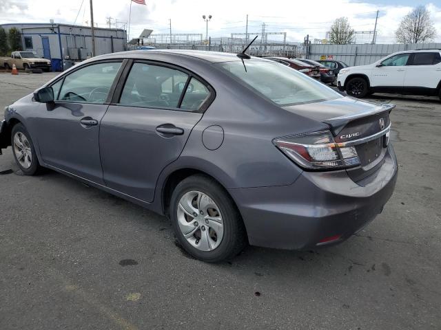 19XFB4F30FE200695 - 2015 HONDA CIVIC HYBRID L GRAY photo 2