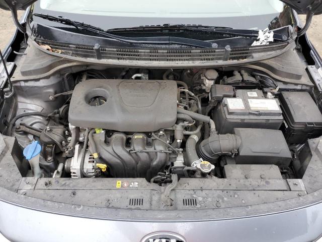 3KPA24ABXKE165912 - 2019 KIA RIO S GRAY photo 11