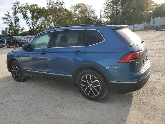 3VV3B7AX1LM182242 - 2020 VOLKSWAGEN TIGUAN SE BLUE photo 2