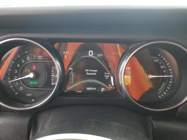 1C4JJXP67MW658471 - 2021 JEEP WRANGLER U SAHARA 4XE WHITE photo 9