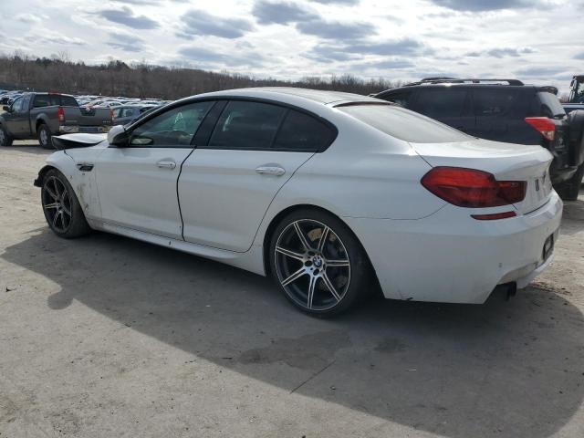 WBS6C9C58ED467155 - 2014 BMW M6 GRAN COUPE WHITE photo 2