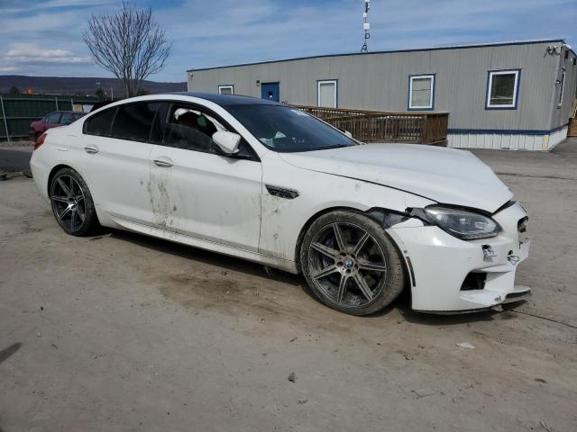 WBS6C9C58ED467155 - 2014 BMW M6 GRAN COUPE WHITE photo 4