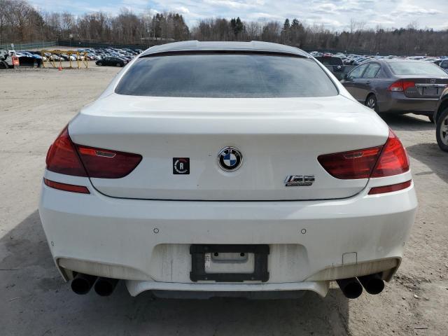 WBS6C9C58ED467155 - 2014 BMW M6 GRAN COUPE WHITE photo 6