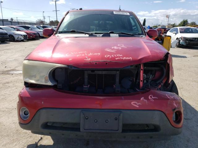 5GAET13P042385874 - 2004 BUICK RAINIER CXL RED photo 5