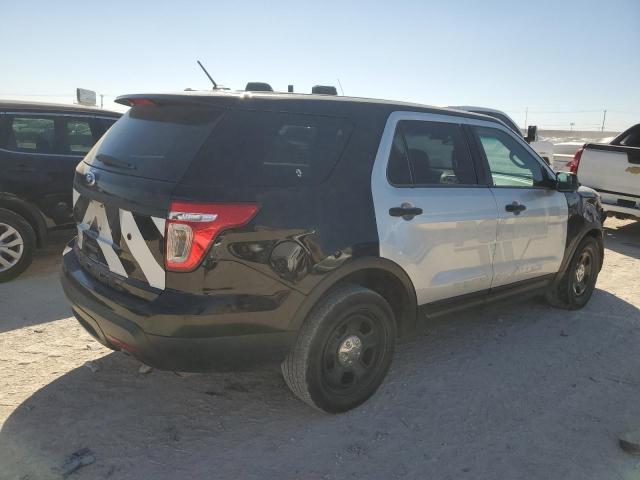 1FM5K8AR1EGA91916 - 2014 FORD EXPLORER POLICE INTERCEPTOR TWO TONE photo 3