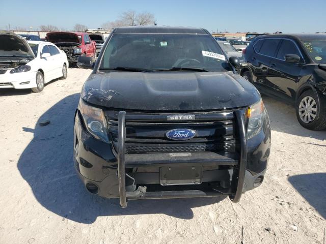 1FM5K8AR1EGA91916 - 2014 FORD EXPLORER POLICE INTERCEPTOR TWO TONE photo 5
