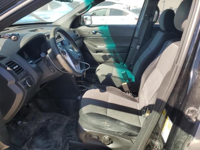 1FM5K8AR1EGA91916 - 2014 FORD EXPLORER POLICE INTERCEPTOR TWO TONE photo 7