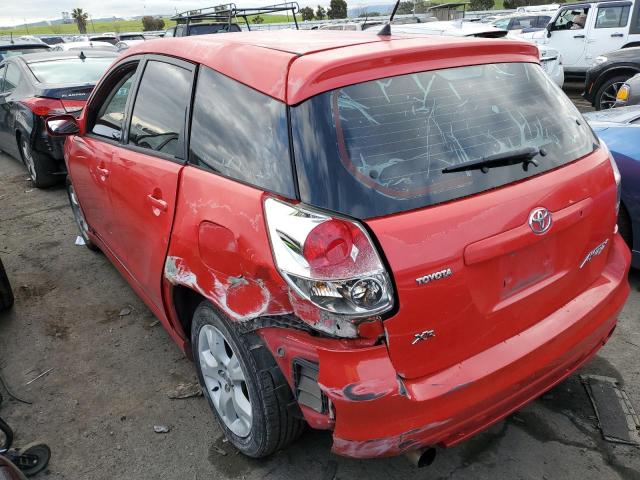 2T1KR32E96C566990 - 2006 TOYOTA COROLLA MA XR RED photo 2
