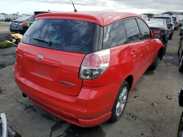 2T1KR32E96C566990 - 2006 TOYOTA COROLLA MA XR RED photo 3