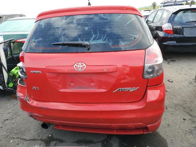 2T1KR32E96C566990 - 2006 TOYOTA COROLLA MA XR RED photo 6