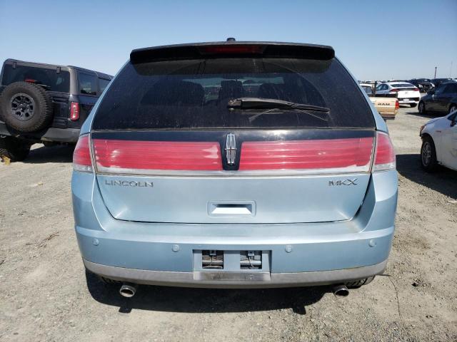 2LMDU68C88BJ25121 - 2008 LINCOLN MKX TURQUOISE photo 6