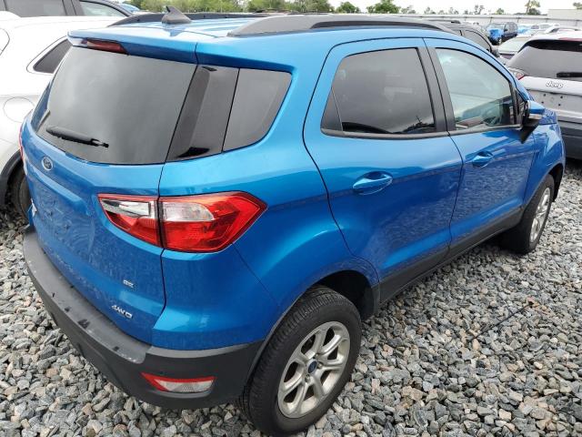 MAJ6S3GL7LC325856 - 2020 FORD ECOSPORT SE Կապույտ լուսանկար 3