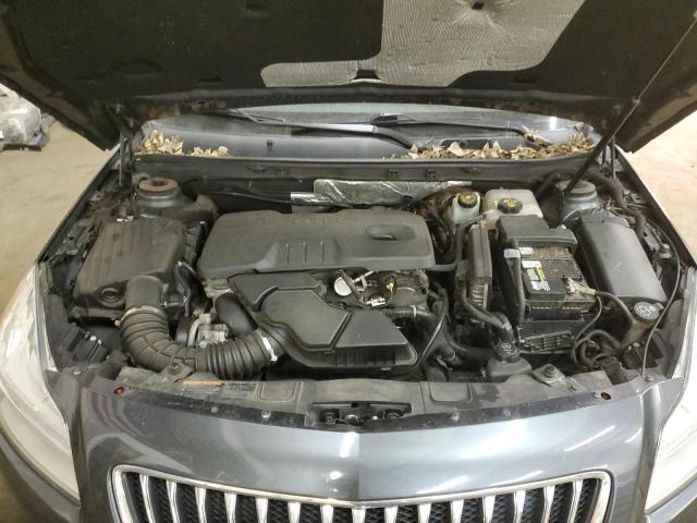 2G4GS5EC5B9181299 - 2011 BUICK REGAL CXL GRAY photo 11