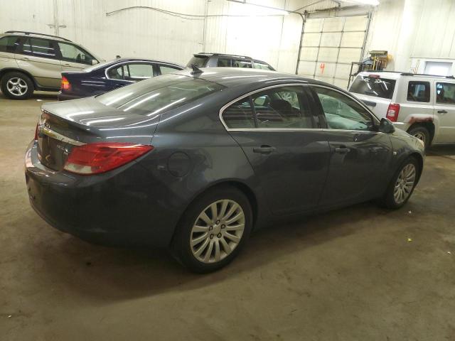 2G4GS5EC5B9181299 - 2011 BUICK REGAL CXL GRAY photo 3