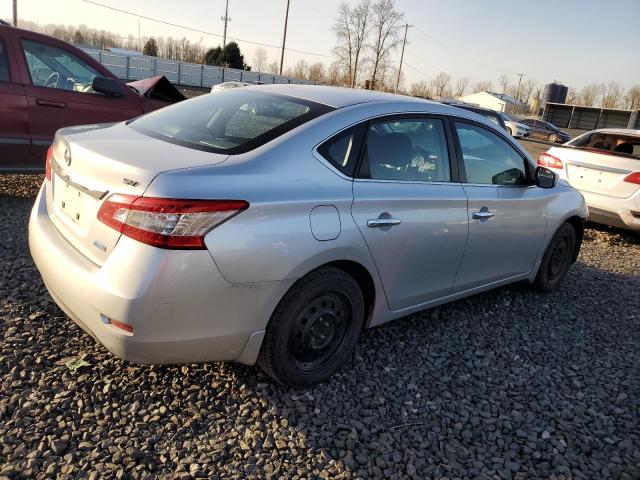 1N4AB7AP5DN902726 - 2013 NISSAN SENTRA S SILVER photo 3