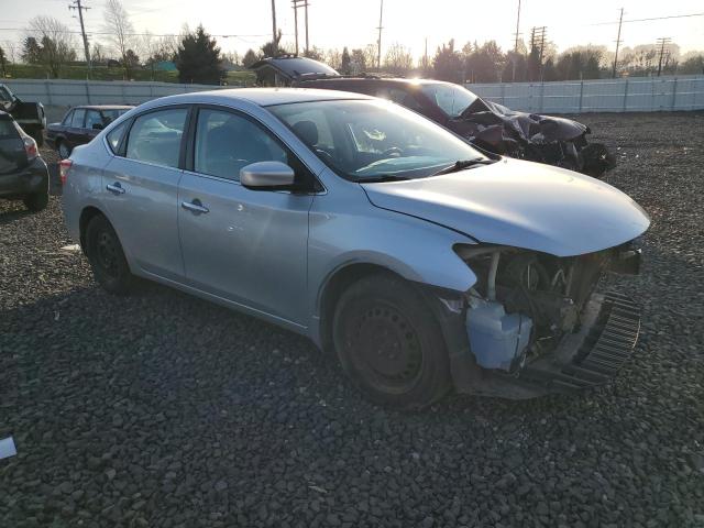 1N4AB7AP5DN902726 - 2013 NISSAN SENTRA S SILVER photo 4