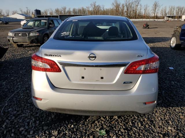 1N4AB7AP5DN902726 - 2013 NISSAN SENTRA S SILVER photo 6