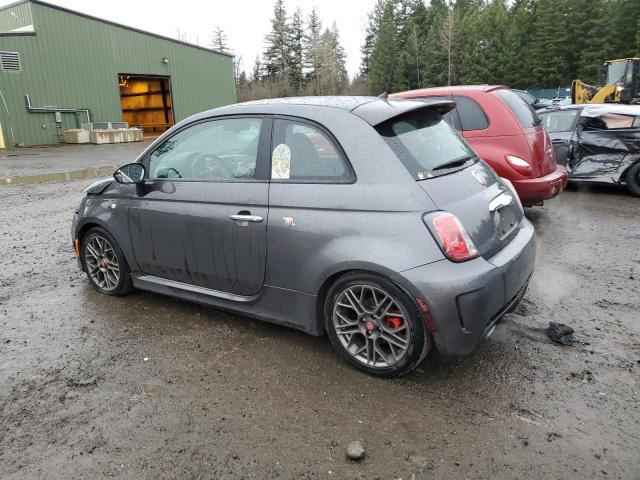 3C3CFFFH8FT638833 - 2015 FIAT 500 ABARTH GRAY photo 2