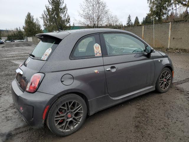 3C3CFFFH8FT638833 - 2015 FIAT 500 ABARTH GRAY photo 3