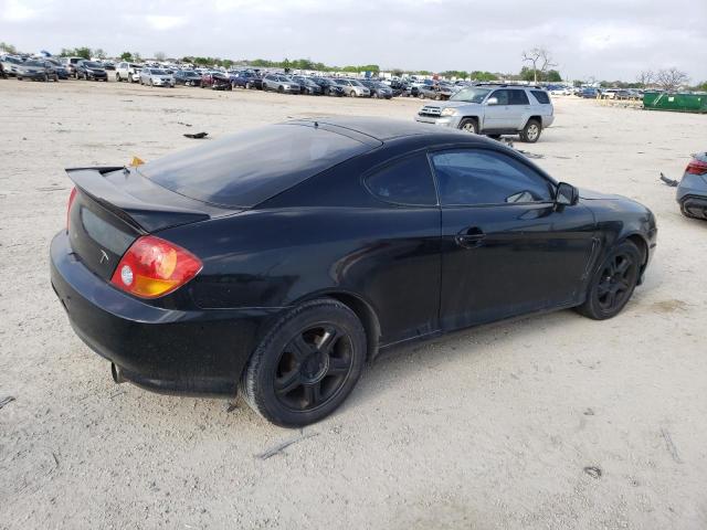 KMHHM65D54U126810 - 2004 HYUNDAI TIBURON BLACK photo 3