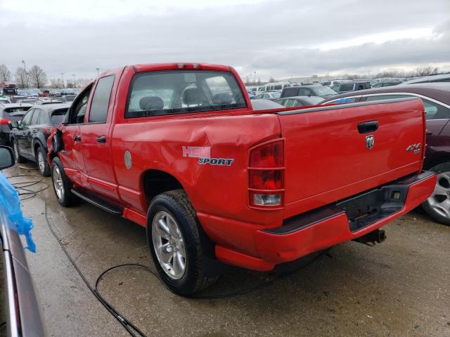 1D7HU18DX5J531797 - 2005 DODGE RAM 1500 ST RED photo 2