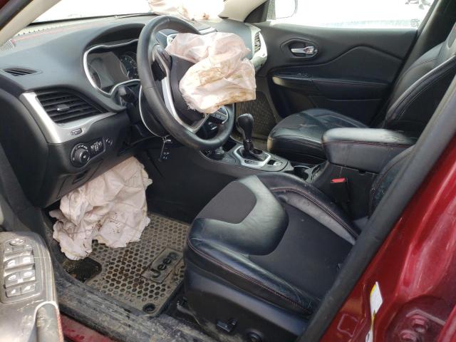 1C4PJMBS7EW212125 - 2014 JEEP CHEROKEE TRAILHAWK წითელი ფოტო 7