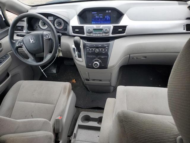 5FNRL5H24DB059352 - 2013 HONDA ODYSSEY LX GRAY photo 8