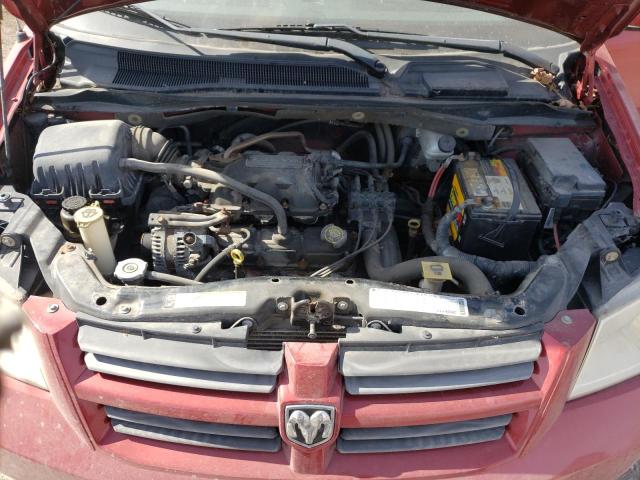 2D8HN44E09R699944 - 2009 DODGE GRAND CARA SE RED photo 12