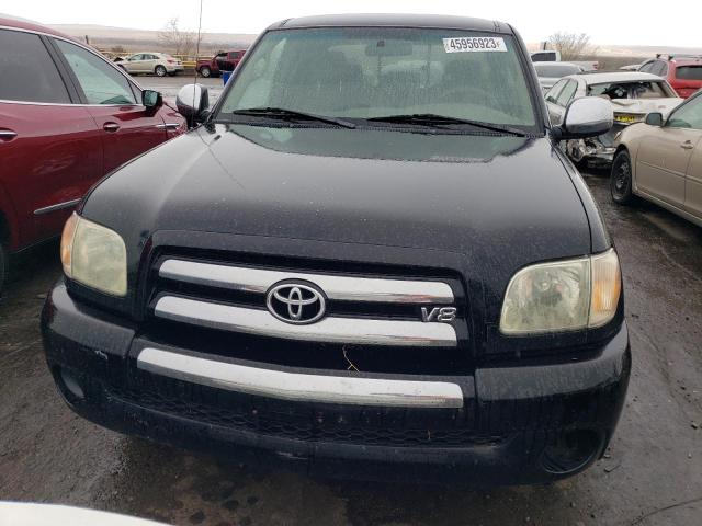 5TBRT34135S457210 - 2005 TOYOTA TUNDRA ACCESS CAB SR5 BLACK photo 5