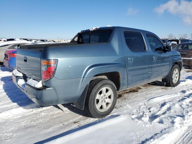 2HJYK16507H001625 - 2007 HONDA RIDGELINE RTL BLUE photo 3