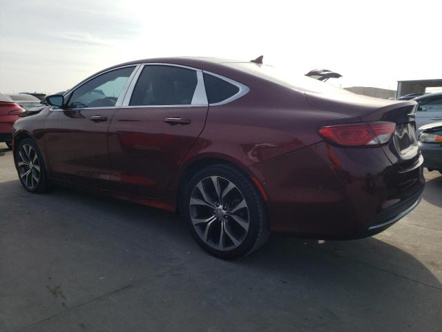 1C3CCCCB6FN555098 - 2015 CHRYSLER 200 C BURGUNDY photo 2