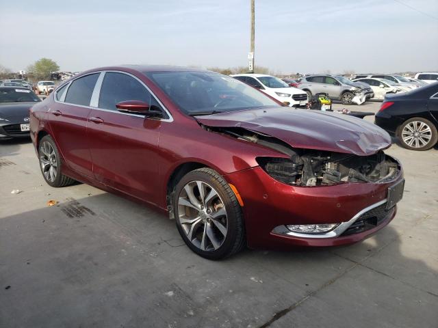 1C3CCCCB6FN555098 - 2015 CHRYSLER 200 C BURGUNDY photo 4