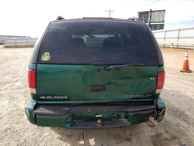 1GNDT13W4Y2205102 - 2000 CHEVROLET BLAZER GREEN photo 6