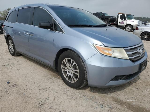 5FNRL5H62CB086356 - 2012 HONDA ODYSSEY EXL BLUE photo 4