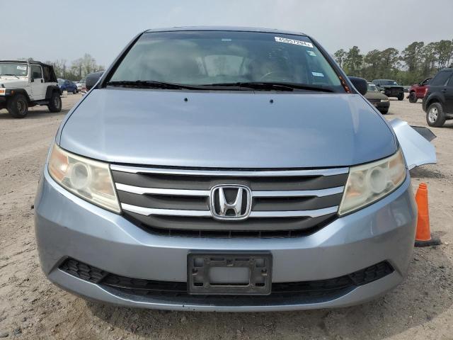 5FNRL5H62CB086356 - 2012 HONDA ODYSSEY EXL BLUE photo 5