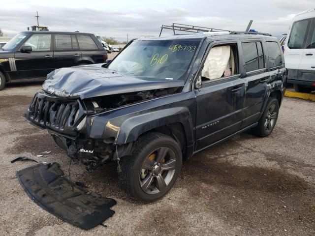 1C4NJPFAXED692585 - 2014 JEEP PATRIOT LATITUDE CHARCOAL photo 1