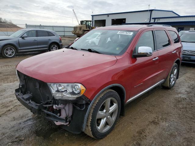 1D4SE5GT1BC695410 - 2011 DODGE DURANGO CITADEL RED photo 1