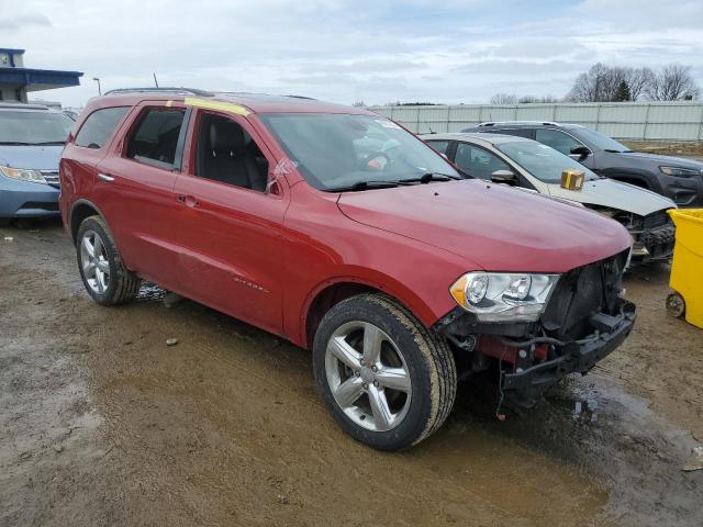 1D4SE5GT1BC695410 - 2011 DODGE DURANGO CITADEL RED photo 4